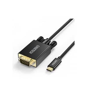 Cablu USB Type C - VGA Choetech XCV-1801 1.8m negru