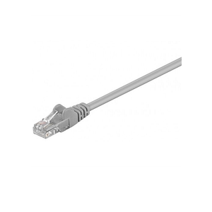 Cablu UTP 0.5m CCA patchcord retea CAT5e 2x RJ45 gri Goobay