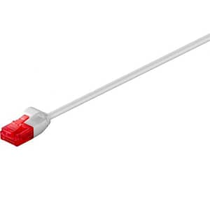 Cablu UTP Cat6 slim 3.6mm RJ45 mufat 1m patchcord gri Goobay