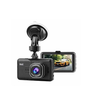 Camera auto Well Trace 1080p FHD 720p ecran 3" DVR-CAR-TRACE-WL