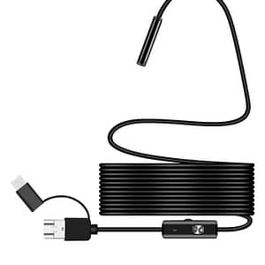 Camera inspectie endoscop USB 640x480p 64 grade compatibil Android sau Windows IP67 REBEL
