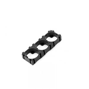 Carcasa cilindrica clips 3x 18650 in linie dreapta