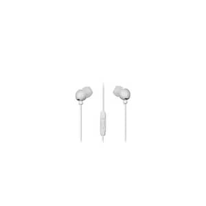 Casca in ureche cu Jack 3.5 mm alb cu microfon Plugz Maxell