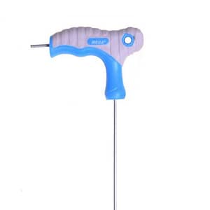 Cheie negativa tip T 8mm 200mm din otel crom-vanadiu maner cauciuc antiderapant soft-touch MEGA 48607