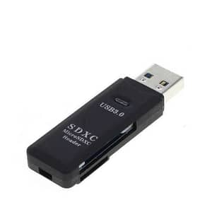 Cititor CARD cu port USB 3.0 +micro USB SDXC microSDXC reader
