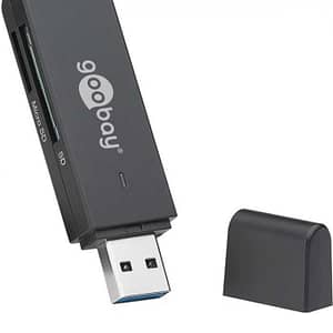 Cititor card reader USB 3.0 pentru SDXC SDHC MicroSD si SD Goobay 58260