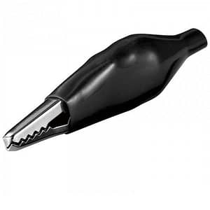 Clips crocodil 48mm negru Goobay