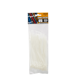 Coliere plastic 150x2.5 mm transparent 100buc Handy
