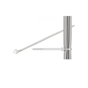 Coliere plastic de strangere cabluri 365x3.5 mm transparent interior-exterior 100buc Goobay