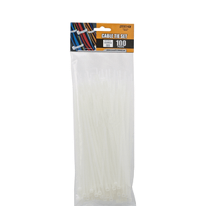 Coliere plastic transparent 200x4.6mm 100buc Handy