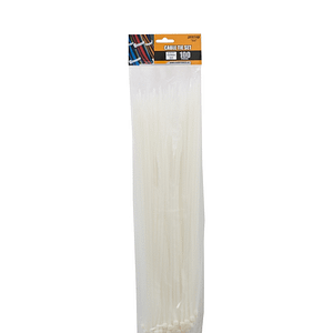 Coliere plastic transparent 390mm 100buc Handy