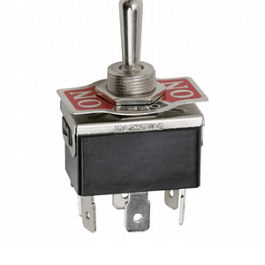 Comutator cu brat 2 circuit 10A 250V ON-OFF-ON cu retinere