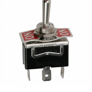 Comutator cu brat de moment 1 circuit 10A 250VAC ON-OFF-ON fara retinere