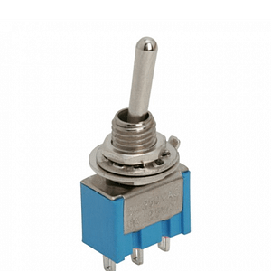 Comutator ON-ON cu brat 1 circuit 3A 250V cu retinere
