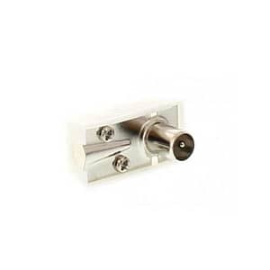 Conector coaxial tata plastic cotit WELL