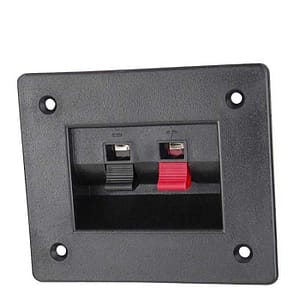 Conector dreptunghiular pentru difuzoare 2 contacte 1 difuzor montare pe panou GNI0239