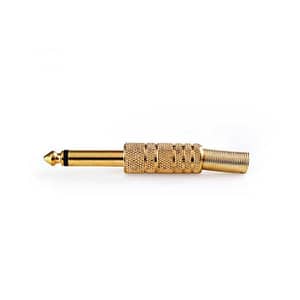 Conector jack 6.35 mm Mono tata aurit 1buc Nedis