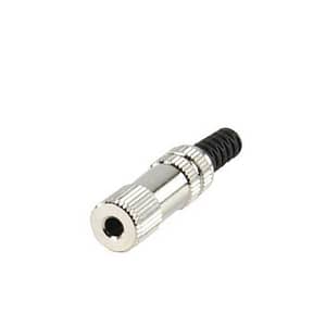 Conector Jack stereo mama 3.5 mm metalic pentu cablu LUMBERG