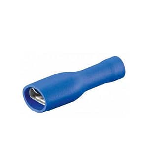Conector papuc mama albastru izolat 6.4x0.8mm Goobay