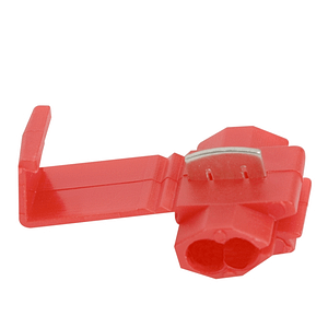 Conector rapid adaugare cablu max 1mm 4.5x20mm rosu