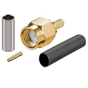 Conector RP-SMA tata cu sertizare RG174/RG316 Goobay