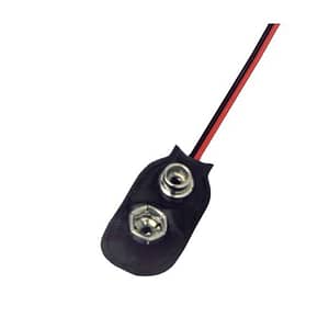 Contact baterie 9V cu fir de 15 cm pentru lipire