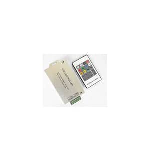 Controler LED control iluminare RGB 12/24VDC 12A Canale 3 argintie OPTOFLASH CTR-RGB-4A-01
