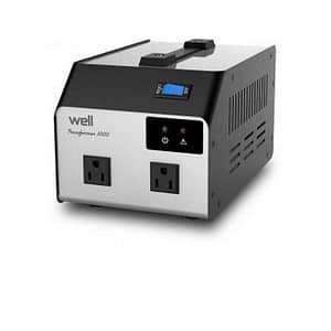 Convertor tensiune 220V - 110V 1000VA 2 iesiri Well