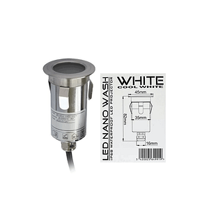 Corp iluminat nano LED WASH IP68 alb