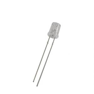 CRLED 5mm rosu 1120mcd 14mA12V frontal plat OPTOSUPPLY OSR5MA57E1A-CRLED14