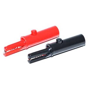 Crocodil 51 mm total izolat banana pentru multimetru 1buc rosu sau negru