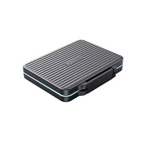 Cutie protectie 6x card SD / 4x card MicroSD / 1x CompactFlash / 1x Card Reader 130x102x21mm neagra Orico PHCD-6-BK
