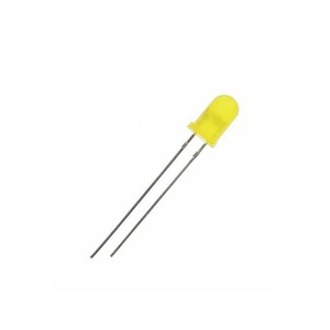 Dioda LED 5mm galben 2VDC