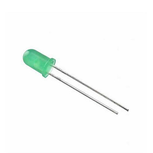 Dioda LED 5mm verde 2.5VDC