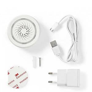 Dispozitiv de alarma cu conexiune WiFi 85dB Nedis