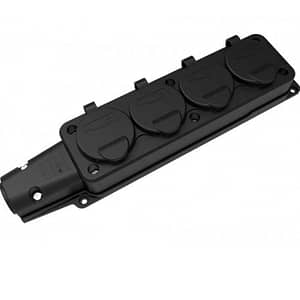 Fisa SCHUKO cauciuc cu capac Bemis BK1-1402-3614 2P+E 4 iesiri 16A 250V IP54