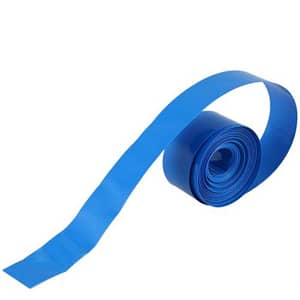 Folie termocontractabila pentru 18650 albastru 70mm 1m