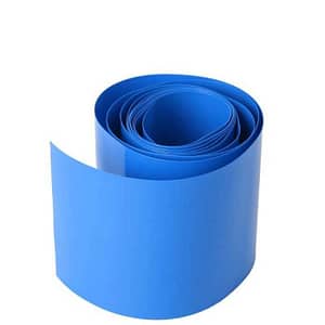 Folie termocontractabila pentru Li-ion 18650/26650/etc. 280mm 1m albastru