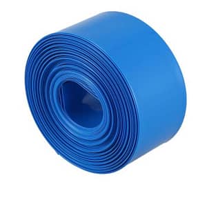Folie termocontractabila pentru Li-ion 18650 albastru 200mm 1m