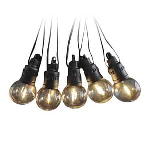 Ghirlanda SOLARA LED 10x 0.5W 12m 3000K IP44 3.7V 1200mAh V-Tac SKU-7804