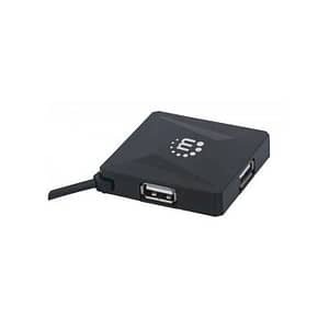HUB USB 2.0 cu 4 porturi 164818 Manhattan negru