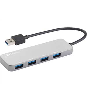 Hub USB 3.0 Sandberg 333-88 Saver 4 porturi argintiu