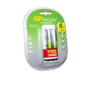 Incarcator AA/AAA NIMH R3/R6 + 2xR6 2100mAh +adaptor WA12 GP