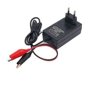 Incarcator acumulatori pentru VRLAB 12V 2A plumb-acid/gel alimentare 230V cu 2x crocodil