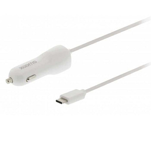 Incarcator auto 12-24V - USB Type C 3A alb Sweex