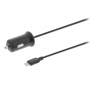 Incarcator auto 2.4A Apple Lightning negru Sweex