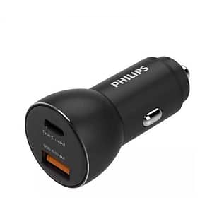 Incarcator auto USB-A SI USB TYPE C 36W 12–24VDC PHILIPS DLP2521