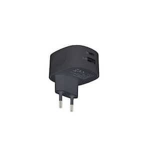 Incarcator de la retea 2x iesire USB A si USB C 3.4A negru Sweex