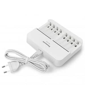 Incarcator Eneloop pro Panasonic SMART 8 CHARGER 8x AA R6 sau 8x AAA R3 NiMH BQ-CC63E