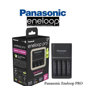Incarcator Eneloop pro Panasonic SMARTPLUS & Quick NiMH + inclus 4x AA R6 PRO 2500mAh K-KJ55HCD40E